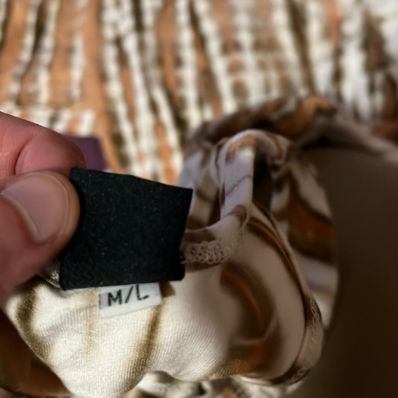 Bodycon boho Shibori tie-dye maxi with slit - Picture 6 of 10